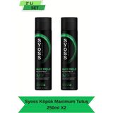 Mey İthalat Syoss Max Hold Saç Spreyi, 250ML x 2, Vitamin Kompleksi Içeren, 3in1 Bakım ve Tutuş 20000035459726