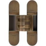 Mey İthalat System Gizli Menteşe 130X30 mm Antik Saten Renk Tek Ebat HG107HT01 Abm