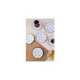 Mey İthalat Tabakevi Tabak Evi Porselen Audrey Çay Tabak Takımı 12CM 6 Parça FLY6ÇTPRS1209