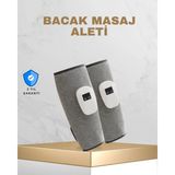 Mey Ithalat® Taşınabilir Şarjlı Baldır Masaj Aleti – 3 Kademeli Isı ve Basınç Ayarı, Ti - Renkli