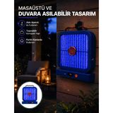 Mey İthalat® Taşınabilir Şarjlı Sivrisinek Öldürücü Uv Işıklı Mavi Model