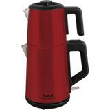 Mey İthalat Tefal BJ5615 Magic Tea Xl Çay Makinesi, 1.2 L Su Haznesi, Paslanmaz Çelik, Kırmızı (9100046889)