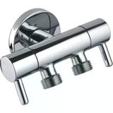 Mey İthalat® Tema 69140 Multi Taharat Musluğu Çift Çıkışlı