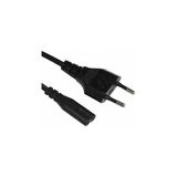 Mey İthalat Teyp Fişi - Notebook Adaptör Işıldak Power Güç Kablosu 2 Pin