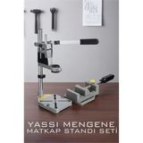 Mey İthalat® Tezgah Üstü Matkap Standı + Tezgah Mengenes Seti