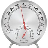 Mey İthalat TH603 Termometre ve Nem Ölçer Higrometre, Siyah - 10 cm
