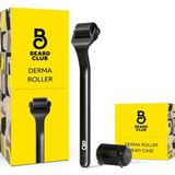 Mey İthalat The Beard Club Yüz, Vücut ve Saç Derisi Için Premium Derma Rulo - Erkekler ve Kadınlar Için 540 Titanyum Mikro Iğneli - Saç ve Sakal Için - Ağırlıklı Metal Sap - Manyetik Saklama Kutusu