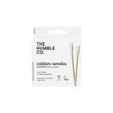 Mey İthalat The Humble Co. Humble Brush Bamboo Cotton Swabs Spiral White- Spiral Kulak Çubuğu Beyaz, Çevre Dostu Pamuklu Kulak Çubukları, Plastik Içermeyen Ambalaj, Doğal Renkli Pamuktan Kulak Çubukları