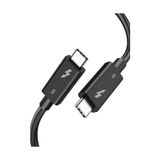Mey İthalat Thunderbolt 5.0 Type-C Kablo – 240W Pd Hızlı Şarj, 120GBPS Veri Aktarımı, 16K 60Hz Görüntü Desteği, E-Marker Akıllı Çipli, Thunderbolt 3/4/usb4 Uyumlu Örgü Kablo ZR1107