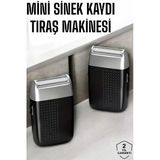 Mey İthalat® Tıraş Makinesi Mini Sinek Kaydı Şarjlı Taşınabilir Paslanmaz Çelik
