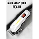 Mey İthalat® Tıraş Makinesi Profesyonel Saç Sakal Kesme Milim Ayarlı Dijital Göstergeli