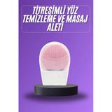 Mey İthalat® Titreşimli Yüz Masaj Aleti Titreşimli Makyaj Temizleme