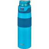 Mey İthalat Tkk 600ML Pipetsiz Çift Yalıtımlı Paslanmaz Çelik Termos Matara 6 Saat Sıcak/soğuk (Turkuaz)
