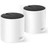 Mey İthalat Tp-Link Deco X55 2-Pack, AX3000 Mbps, Yapay Zeka Desteği, Gigabit Portları, 150 Cihaza Kadar Bağlanılabilirlik, 420 M²'ye Kadar Kapsama, Mobil Uygulama ile Kolay Kurulum, Wi-Fi 6 Mesh Sistemi