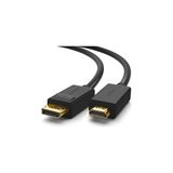 Mey İthalat Ugreen 4K Displayport HDMI Dönüştürücü Kablo, Siyah, 1.5 Metre