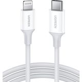 Mey İthalat Ugreen Type-C Lightning iPhone Hızlı Şarj Kablosu 2 Metre