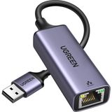 Mey İthalat Ugreen USB - Ethernet Adaptörü, Tak ve Çalıştır Ethernet Adaptörü, Alüminyum Kabuk, 1gbps Gigabit RJ45 - USB 3.0 Ağ Dongle, Nintendo Switch, Laptop, Macbook, Windows, Macos, Linux ile Uyumlu