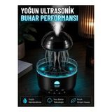 Mey İthalat Ultrasonik Denizanası Hava Nemlendirici Sessiz Çalışan RGB Ortam Işıklı Aromaterapi Dif