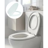 Mey İthalat® Universal Klozet Kapağı Kolay Montaj Kaydırmaz Alt Ped Dayanıklı Banyo Aksesuar�