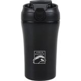 Mey İthalat Urban Badger Pipetli Kapaklı Siyah Çelik Termos 380 Ml, Dayanıklı Kamp Ekipmanları, Kamp Aksesuarları, Açık Hava Sporları, Doğa Sporları, Yürüyüş, Kamp Mutfağı, Kamp Malzemeleri