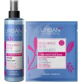 Mey İthalat Urban Care Hyaluronik Asit & Kolajen Kuru ve Cansız Saçlara Özel Sıvı Krem ve Maske Set-Vegan