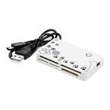 Mey İthalat USB 2.0 Support Sd-Mmc-Mini Sd-T Flash-Ms-Ms Pro All In One Çoklu Kart Okuyucu
