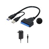 Mey İthalat USB 3.0 2.5 3.5 Inç Sata SSD HDD Hard Disk Çevirici Dönüştürücü Adaptör - Çok Renkli