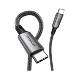 Mey İthalat USB 4.0 40GBPS USB C Veri Kablosu, 240W USB C Şarj Kablosu, 8K@60hz 4K@240Hz 2K@360Hz Thunderbolt 4 Görüntü Kablosu, Macbook, Monitör, Docking Istasyonu, iPhone ile Uyumlu - 1 Metre