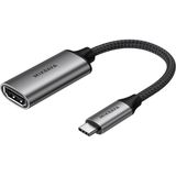 Mey İthalat USB C HDMI Adaptör 4K@60Hz 1080p@240Hz, Thunderbolt 3/4/5 Uyumlu, Type C HDMI Adaptör, iPhone 15 16 17 Serisi, MacBook iPad Pro Air, Imac, S26, Surface Pro, Dell Vb. Uyumlu 0.2 Metre