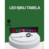 Mey İthalat® Usb Girişli Rgb Led Tabela Ayarlanabilir Parlaklık Ve Kayan Yazı Özellikli Vitrin
