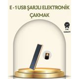 Mey İthalat® Usb Şarjlı Alevsiz Elektronik Çakmak – Rüzgara Dayanıklı, Gazsız, Güvenli Kullanım