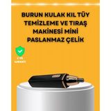 Mey İthalat® Usb Şarjlı Sessiz Burun Kulak Kılı Temizleme