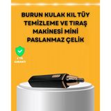 Mey İthalat® Usb Şarjlı Sessiz Burun Ve Kulak Kılı Temizleme Cihazı
