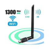 Mey İthalat USB Wifi Pro Sinyal Yakınlaştırıcı Güçlendirici Adaptör Kart 1300 Mbps EP-AC1686 - Çok Renkli