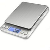 Mey İthalat Usin 3kg/0.1gr A Kalite Çelik Hassas Elektronik Dijital Kuyumcu Eczane Aktar Mutfak Terazisi-Tartısı