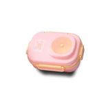 Mey İthalat Uzspace 600 ml Çorba Kaseli-Çelik Kaşık Çatallı Paslanmaz Çelik Bento Lunch Box Yeni Nesil Sefer TASI-FFLBOX8021600 (Pembe)