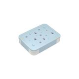 Mey İthalat Vagonlife Bento 1330ML Lunchbox Tek Katlı 5 Bölmeli Pp Plastik Çocuk Sefer Tası Yemek Kutusu (Mavi)