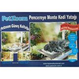 Mey İthalat® Vakumlu Kedi Pencere Yatağı | Güneş Alan Kedi Cam Yatağı | Dayanıklı & Konforlu Petzoom