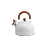 Mey İthalat Valkyrie 3l Düdüklü Kettle Su Isıtıcı Çaydanlık Paslanmaz Çelik Yüksek Islıklı Beyaz