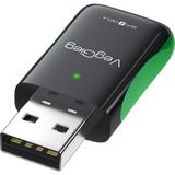 Mey İthalat Veggieg 1100 Mbps Dual Band Wi-Fi 6 Alıcı ve Bluetooth 5.4 Adaptör Mini USB Dongle