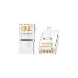 Mey İthalat Veggieg CAT5E RJ45 Jack Ethernet Konnektörü Altın Kaplama 100 Adet
