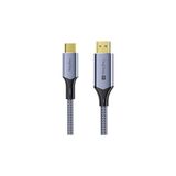Mey İthalat Veggieg Type-C To HDMI Kablo 8k 60Hz 4K 240Hz Hdr 3D 48GBPS Örgülü Usb-C To HDMI Kablo 2 Metre