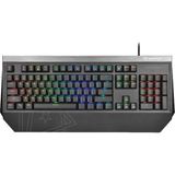 Mey İthalat Vertux Gaming Tantalum, Mekanik Kablolu Oyun Klavyesi, Tam Boy, Mavi Şalter, 104 Gölgeleme Önleyici Tuş, 12 Multimedya Hotkeys, Özel Rgb Arka Plan Aydınlatması