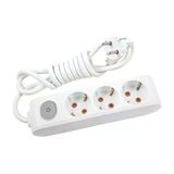 Mey İthalat® Viko Multi-Let Kablolu Grup Priz 3 Lü 2 Metre