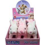 Mey Ithalat® VRD10643 Peluş Evcil Tavşan Sesi ve Hareketli - Renkli