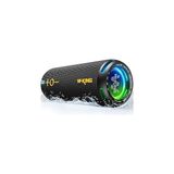 Mey İthalat W-Kıng Bluetooth Hoparlörler - IP67 Su Geçirmez Dış Mekan Taşınabilir Kablosuz Hoparlör, 40W Hd 360° Işıklı Stereo Surround Ses, Özel Eq ve Derin BAS/V5.3/DSP/24H/TF/AUX, Toz Geçirmez, Duş, Kamp Için