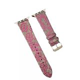 Mey İthalat® Watch 42Mm Creeper Desenli Kordon - Pembe
