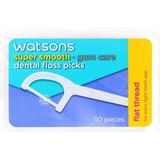 Mey İthalat Watsons Super Smooth Düz Diş İpi Kürdani 50'li Hassas Diş Etleri İçin Özel Tasarım