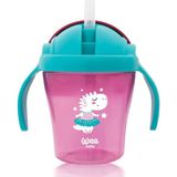 Mey İthalat Wee Baby Pipetli Bardak 200 ml - Pembe