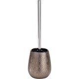 Mey İthalat Wenko Marrakesh Klozet Takımı, Tuvalet Fırçası Tutucu, Seramik, Ø 12,5 x 41 Cm, Kahverengi